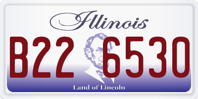 IL license plate B226530