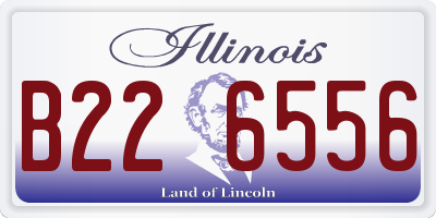 IL license plate B226556
