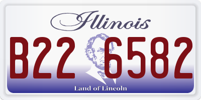 IL license plate B226582