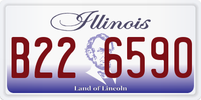 IL license plate B226590