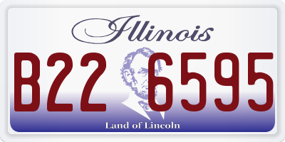 IL license plate B226595