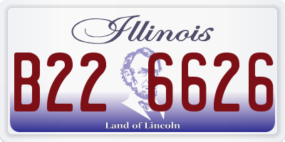 IL license plate B226626