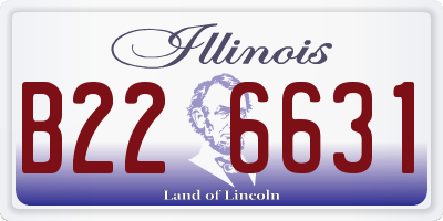IL license plate B226631