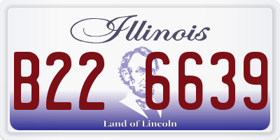IL license plate B226639