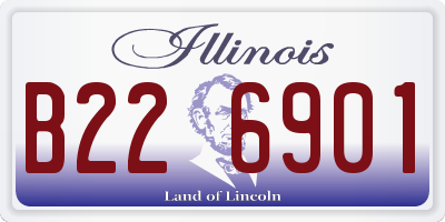 IL license plate B226901
