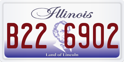 IL license plate B226902
