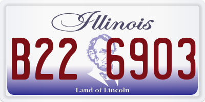 IL license plate B226903