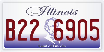 IL license plate B226905