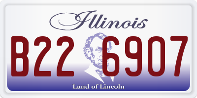 IL license plate B226907