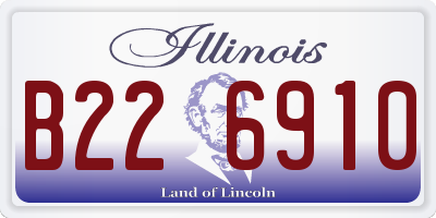 IL license plate B226910