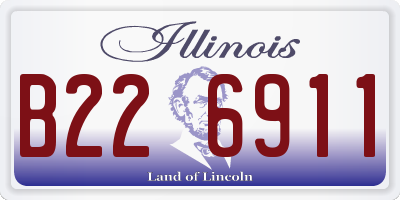 IL license plate B226911