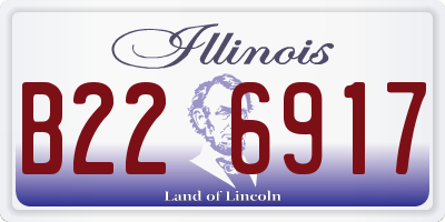 IL license plate B226917