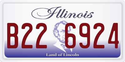 IL license plate B226924