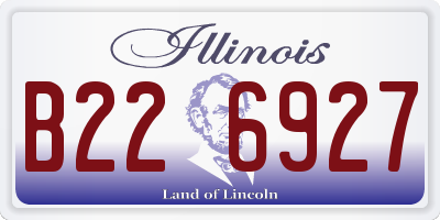 IL license plate B226927