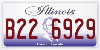 IL license plate B226929