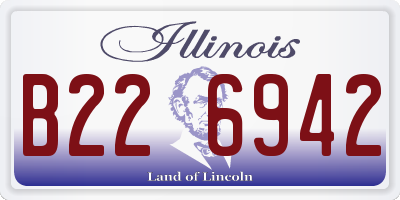 IL license plate B226942