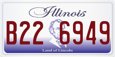 IL license plate B226949