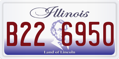 IL license plate B226950