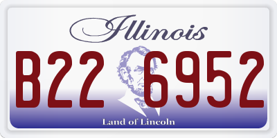 IL license plate B226952