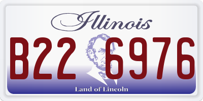 IL license plate B226976