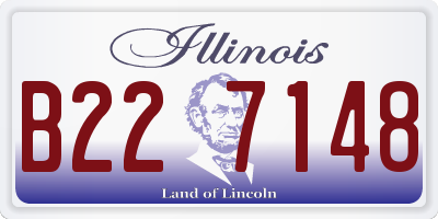 IL license plate B227148