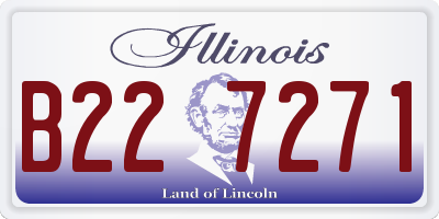 IL license plate B227271