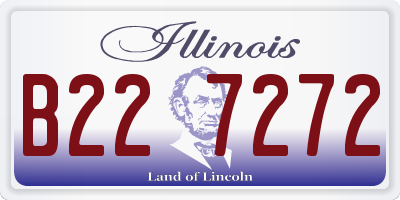 IL license plate B227272