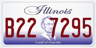 IL license plate B227295