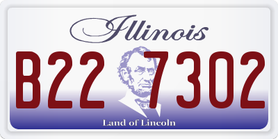 IL license plate B227302