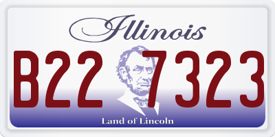 IL license plate B227323