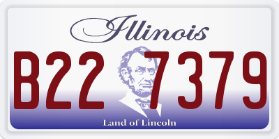 IL license plate B227379