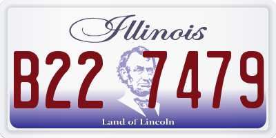 IL license plate B227479