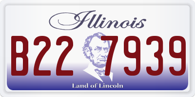 IL license plate B227939