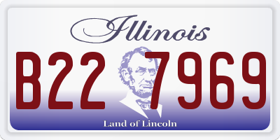 IL license plate B227969