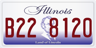 IL license plate B228120