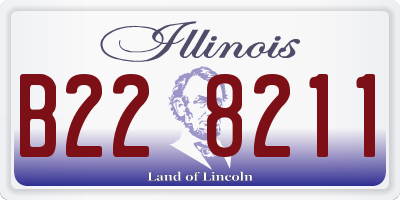 IL license plate B228211