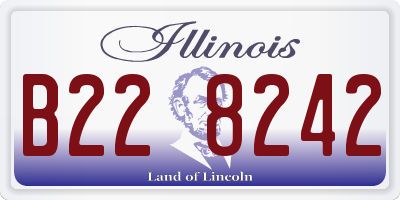 IL license plate B228242