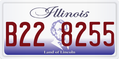 IL license plate B228255