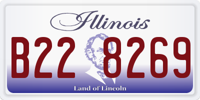 IL license plate B228269