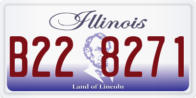 IL license plate B228271
