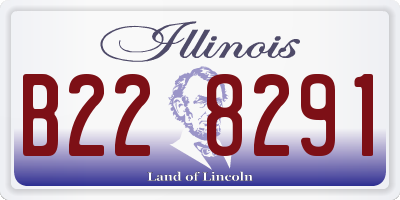 IL license plate B228291