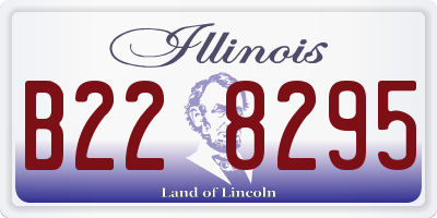 IL license plate B228295