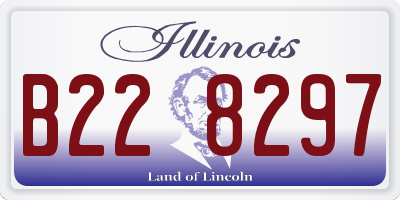 IL license plate B228297