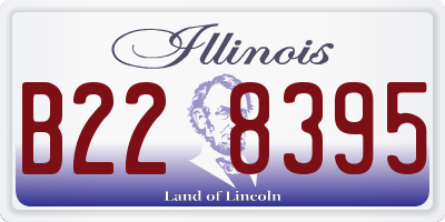 IL license plate B228395
