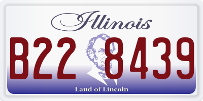 IL license plate B228439
