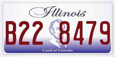 IL license plate B228479