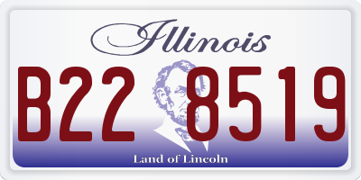 IL license plate B228519