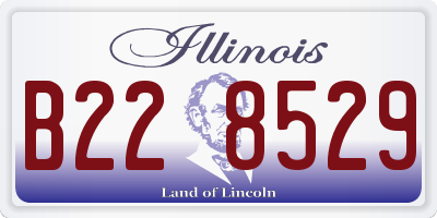 IL license plate B228529