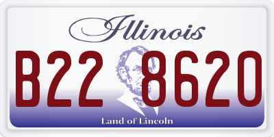 IL license plate B228620