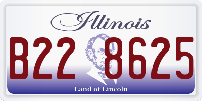 IL license plate B228625